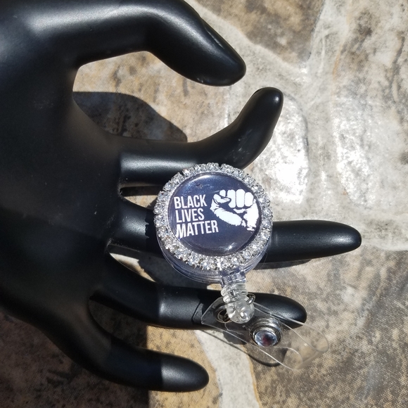 Black Lives Matter badge reel ID holder - Picture 1 of 1